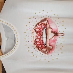 White Graphic Short Sleeve Tee